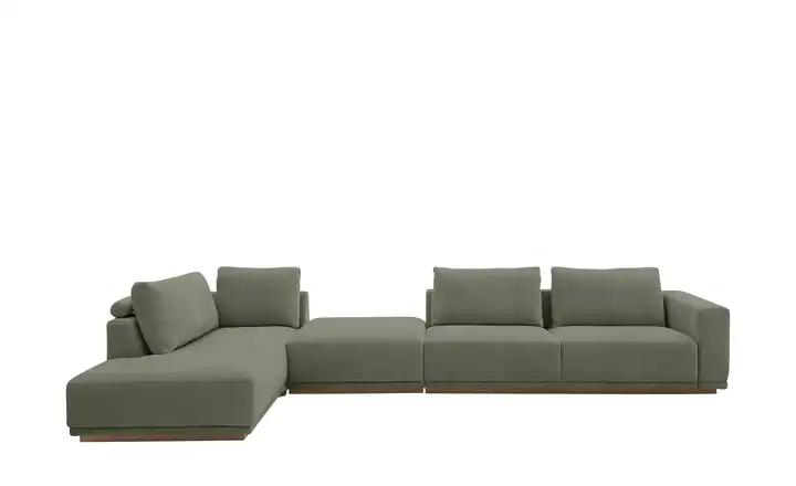 Musterring Ecksofa JustB! PM200 links Grün ohne