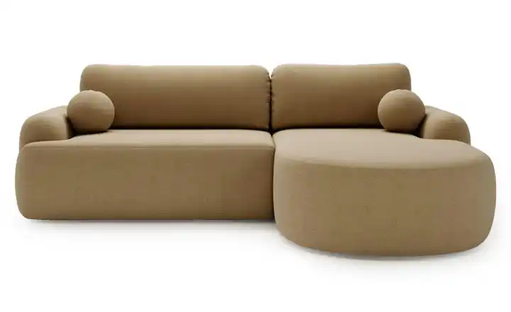 Ecksofa Aurio Hellbraun rechts