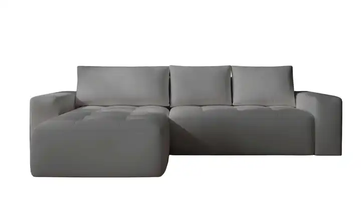 Ecksofa Portland links Dunkelgrau