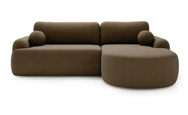 Ecksofa Aurio Braun rechts