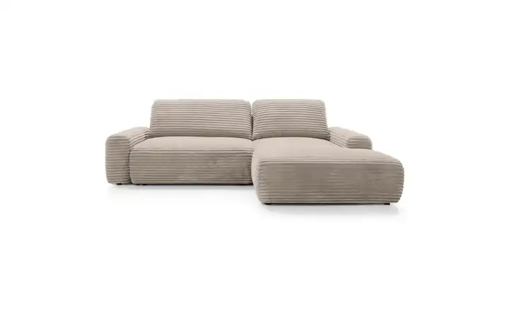 Ecksofa Alferia Beige rechts