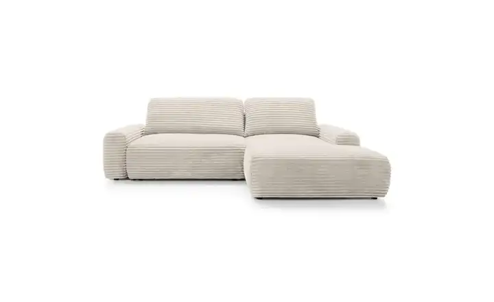 Ecksofa Alferia Creme rechts