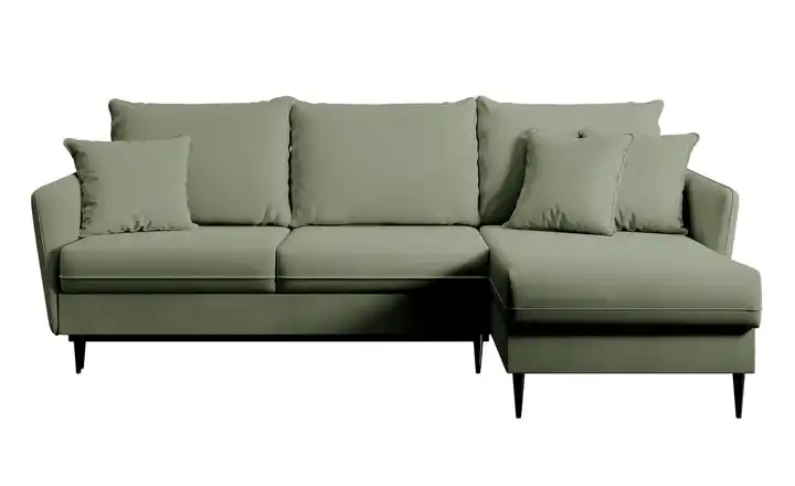 Ecksofa Salbeigrün