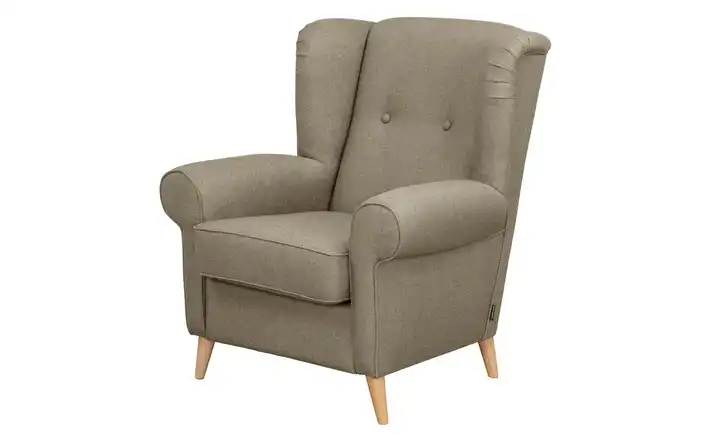 Max Winzer Sessel Anton Dunkelbeige