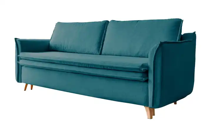 Miuform 3-Sitzer Sofa mit Bettfunktion Charming Charlie  Türkis