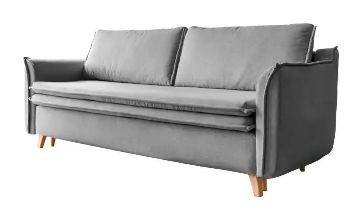 Miuform 3-Sitzer Sofa mit Bettfunktion Charming Charlie  Grau