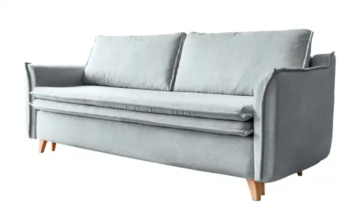 Miuform 3-Sitzer Sofa mit Bettfunktion Charming Charlie  Hellgrau