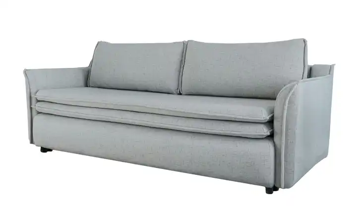 Miuform 3-Sitzer Sofa mit Bettfunktion Charming Charlie Hellgrau