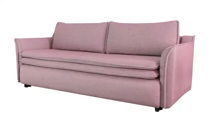 Miuform 3-Sitzer Sofa mit Bettfunktion Charming Charlie Altrosa