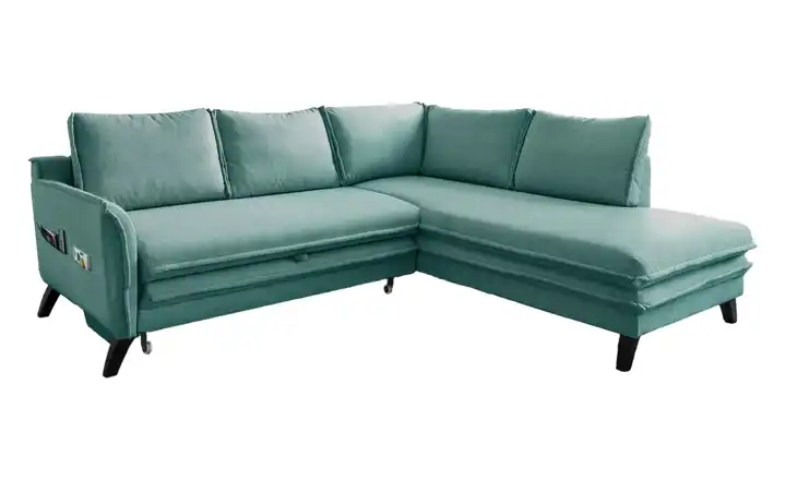 Miuform Ecksofa Charming Charlie Pastellblau rechts
