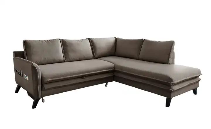 Miuform Ecksofa Charming Charlie Braun rechts