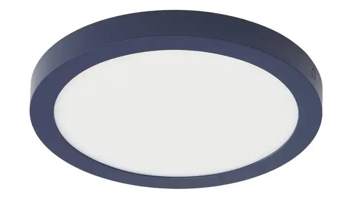  LED-Deckenleuchte, rund, dunkelblau 