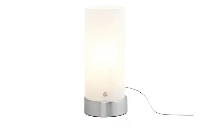 KHG Tischleuchte, 1-flammig, Glaszylinder Weiß 