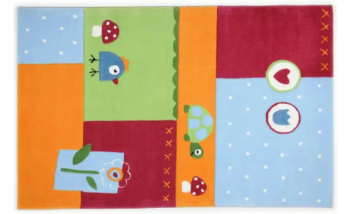  Handtuft-Teppich 