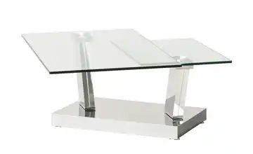 Couchtisch Glas Metall drehbar
