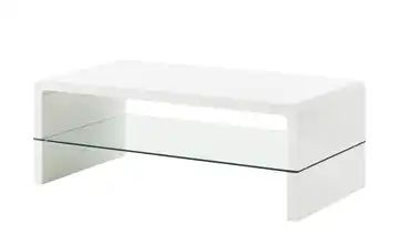 Couchtisch weiß Glas