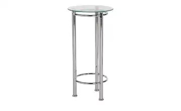 Blumensäule Metall Glas