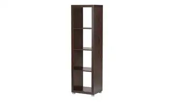 Raumteiler 4x1 schwarzbraun