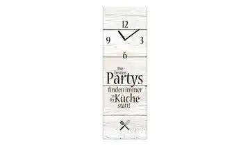 Glasuhr "Die besten Partys"