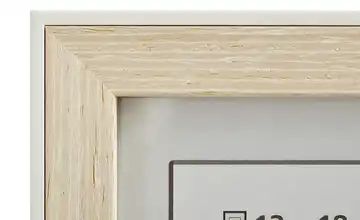 Holz-Bilderrahmen weiß 13x18cm Aruba