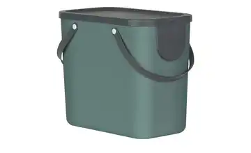Abfallbehälter Albula Dunkelgrün / Anthrazit