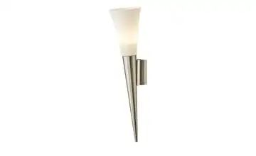 Fackelwandleuchte, 1-flammig, nickel matt