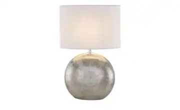 Tischleuchte 1-flg. Fuß mit Ornament,Schirm oval