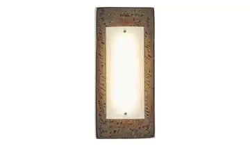 Fischer-Honsel LED- Wandleuchte, 1-flammig, dunkelbraun, gewölbt