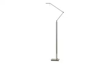 Paul Neuhaus LED- Stehleuchte, 1- flammig, nickel matt, Kopf eckig