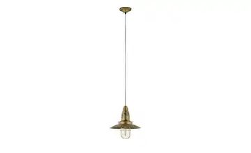 Trio Pendelleuchte altmessing