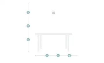 ML LED-Wandleuchte, 1-flammig Nickel matt