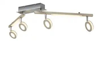 KHG LED-Spot, 4+2 flammig, nickel matt