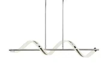 Trio LED-Pendelleuchte, chrom, Acryl geschwungen