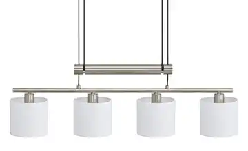 Trio Pendelleuchte, 4-flammig, Stoffschirm