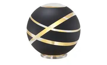 Trio Glas-Tischleuchte, schwarz-gold