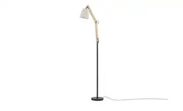 Trio Leseleuchte mit Stoffschirm, Beige