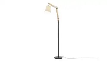 Trio Leseleuchte mit Stoffschirm, Beige