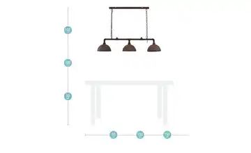 Fischer-Honsel Pendelleuchte, 3-flammig