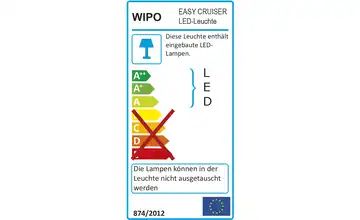 LED-Deckenleuchte ´Skateboard´