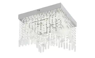 KHG LED-Deckenleuchte mit Kristallglasbehang