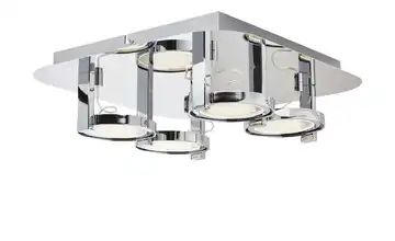 KHG LED-Deckenspot, 4-flammig, Chrom