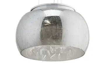 HOME STORY LED-Pendelleuchte, Rauchglas mit Acryltropfen