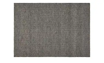 Naturteppich rechteckig 120x170 cm Natur (Beige) / Schwarz