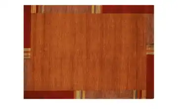 Handgeknüpfter Naturteppich 70x140 cm Orange