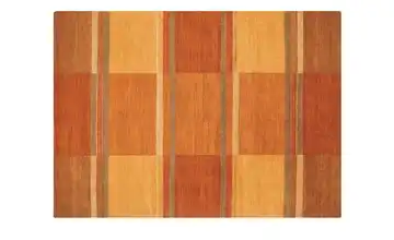Handgeknüpfter Naturteppich 90x160 cm Orange