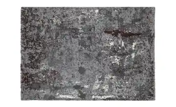 meinTeppich Hochflorteppich rechteckig 120x170 cm Aubergine / Beige