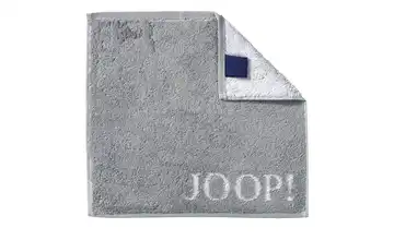 JOOP! Seiftuch Joop 1600 Classic Doubleface Silbergrau / Weiß