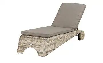a casa mia Gartenliege in Rattan-Optik Sylt