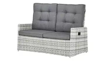 a casa mia Sofa 2-Sitzer Padua hellgrau