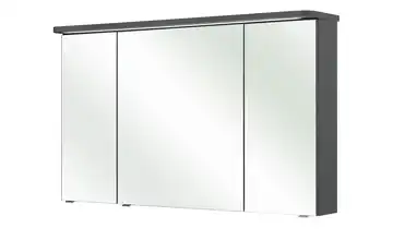 calmoquick Spiegelschrank Steingrau, hochglanz 120 cm
